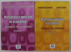 MATEMATICI APLICATE IN ECONOMIE -CULEGERE DE PROBLEME , VOLUMELE I - II de FLORENTIN SERBAN si SILVIA DEDU , 2004 foto