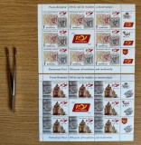 Posta Romana - 150 de ani de traditie si modernitate, minicola de 8 timbre si 1 vinieta, 2012 LP 1953D