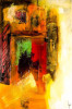 Fototapet autocolant Pictura moderna abstracta, 150 x 205 cm