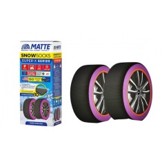 Set 2 lanturi sosete auto textile 3D Super-X pentru zapada ,gheata + manusi Marime M