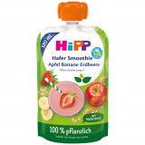 Smoothie din mere, banane si capsuni cu ovaz, Hipp, 120 ml