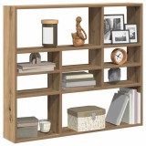 VidaXL Raft de perete, stejar artizanal, 90x16x78 cm, lemn prelucrat