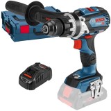Bosch GSB 18V-110 C + GAL 1880 CV - Masina de gaurit si insurubat cu percutie fara acumulatori Li-Ion 18 V - Ah 110 Nm valiza speciala + Incarcator ac