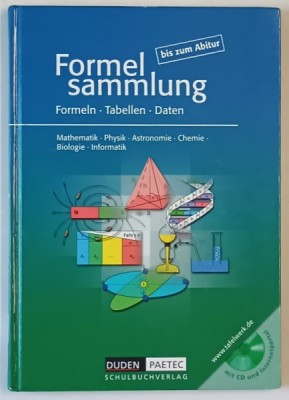 FORMEL SAMMLUNG , FORMEN , TABELLEN , DATEN , 2006, TEXT IN LIMBA GERMANA foto