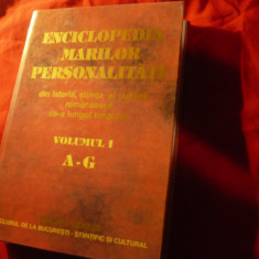 Ion Vaduva Poenaru -Enciclopedia Marilor Personalitati Romania1999 vol 1 ,600pag