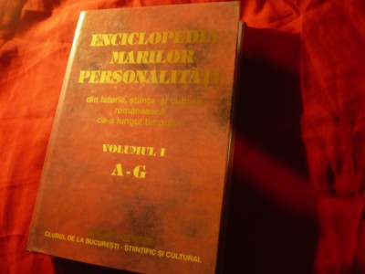 Ion Vaduva Poenaru -Enciclopedia Marilor Personalitati Romania1999 vol 1 ,600pag foto