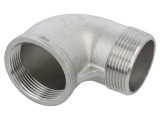 Cot 90&deg; filet G 1 1/2 GEBO 6092-112, &icirc;mbinare tată-mamă, max 10,5 bar