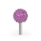 Tvrdokovov&aacute; Ihličkova ra&scaron;plička tvar GULIČKA -pr. 25,4 mm-EXTR&Eacute;MNE VARIANTY, Granulatie Saburr Giga ASPRA - Violeta