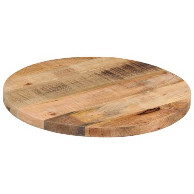 vidaXL Blat de masă rotund, &amp;Oslash; 40x1,5 cm, lemn masiv de mango brut foto