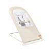 Balansoar Beaba Eazy Relax Greige, Pliabil, Compact, Bumbac 100%, 0-15 kg + Geanta Transport