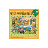 Dinosaurs Seek &amp; Find 100-Piece Jigsaw Puzzle