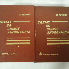 TRATAT DE CHIMIE ANORGANICA (2 volume) - D. NEGOIU