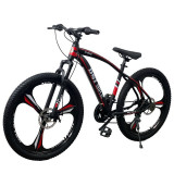 Bicicleta Mountain Bike 26 inch, Shimano 21 viteze, cadru otel, suspensie, rosu, ProCart
