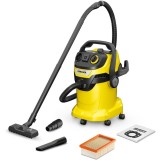 Aspirator umed/uscat WD 5 P V-25/5/22 , 1100 W, 25 L, Negru/Galben