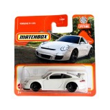 Mașinuță Matchbox Porsche 911 GT3, machetă auto, alb, 1:64