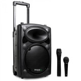Cumpara ieftin Ibiza Sistem Audio Portabil Port10VHF-N, mobil PA-Boxă, baterie, rotițe,BT,USB