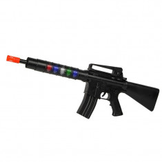 Arma de jucarie Police Gun, 75 cm, sunet si lumini, 3 ani+ foto