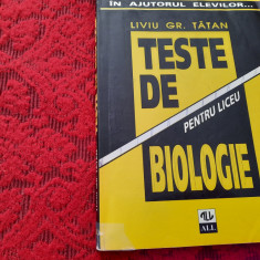 TESTE DE BIOLOGIE PENTRU LICEU LIVIU GR.TATAN P3