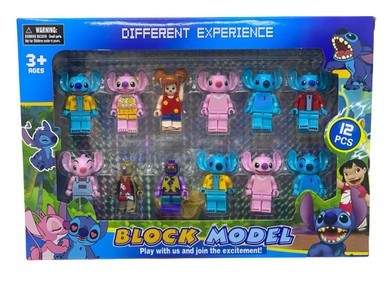Set minifigurine de jucarie Stitch Blockheroes