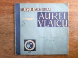 Pliant al Muzeului memorial Aurel Vlaicu cu autograful nepoatei sale, aviatie / CD1P