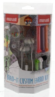 Set casca in ureche cu Jack 3.5 mm DIY Braid It Maxell foto
