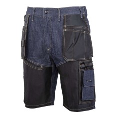 Pantalon lucru tip-blugi scurt cu intaritura - 3xl foto