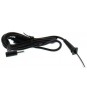 Cablu alimentare DC pt laptop HP 4.5x3.0mm pin L 1.2m 90W cu 2 fire, Oem