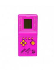 Consola de joc Tetris, 9999 in 1, roz foto