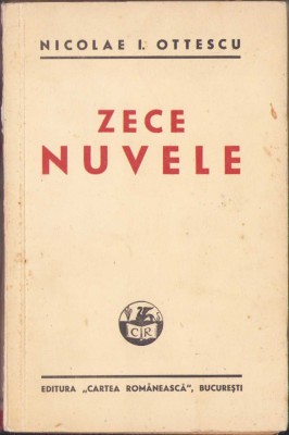 HST C446 Zece nuvele 1940 Nicolae Ottescu foto