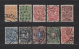 Lot Rusia - Uzuale Stema 1889-1908 stampilate