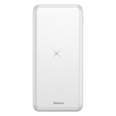 Baterie Externa Premium Baseus M36 10.000 Mah Cu Incarcare Wireless, Alb - Pall-m3602 foto