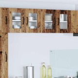 VidaXL Dulap suspendat de bucătărie 2 pcs Lemn Vechi 60 x 31 x 40 cm 884982