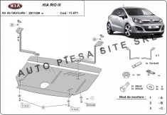 Scut metalic motor Kia Rio 3 III fabricata incepand cu 2011 APS-11,071