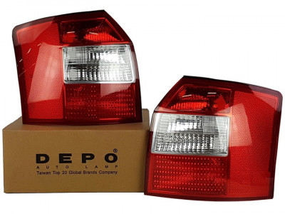 Set Lampi Stop Spate Dreapta + Stanga Am Audi A4 B6 2000-2004 Combi 8E9945096 + 8E9945095 foto
