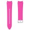 Curea silicon, compatibila Samsung Galaxy Watch 4, 44mm, VD Very Dream&reg;, Quick Release, Taffy Pink