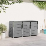 Cumpara ieftin Depozitare pentru Containere cu Roti Otel inoxidabil Gri