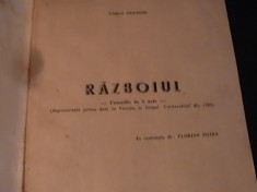 RAZBOIUL-CARLO GOLDONI-COMEDIE-TRAD. FLORIAN POTRA- foto