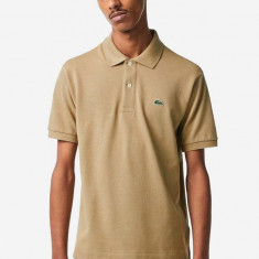 Lacoste polo de bumbac culoarea bej, uni L1212-001