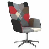 VidaXL Scaun de relaxare, material textil, petice