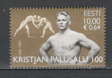 Estonia.2008 100 ani nastere K.Palusalu-medaliat olimpic SE.151, Nestampilat