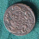 Franz Stephan , ein kreutzer 1 KREUZER 1762 NB , BAIA MARE , detalii bune