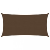 Cumpara ieftin Panza parasolar, maro, 3x6 m, HDPE, 160 g/m&sup2;