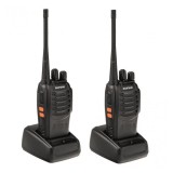 Set 2 Statii Radio Emisie Receptie Portabile Baofeng BF-888S, Walkie Talkie, 5W, 1-5km, Acumulator 1500mAh, CTCSS/CDCSS, Lanterna LED