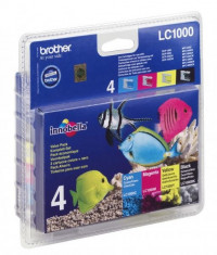 MULTIPACK CMYK LC1000VALBP ORIGINAL BROTHER MFC 5460CN,LC1000VALBP foto