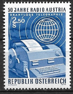 B2153 - Austria 1974 - Comunicatii neuzat,perfecta stare