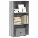 VidaXL Bibliotecă, gri sonoma, 60x30x114 cm, lemn prelucrat 857904