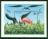 ANTIGUA 1990 FAUNA PASARI, Nestampilat