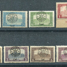 1919 , Mi 37 II - 44 II , Emisiunea Oradea / timbre PARLAMENT - serie MNH