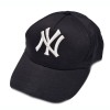 Sapca Unisex New York Yankees Neagra Bumbac Logo Cusut Reglabila