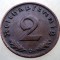 2.936 GERMANIA 2 REICHSPFENNIG 1940 D